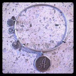 *Alex and Ani Initial A Charm Bracelet